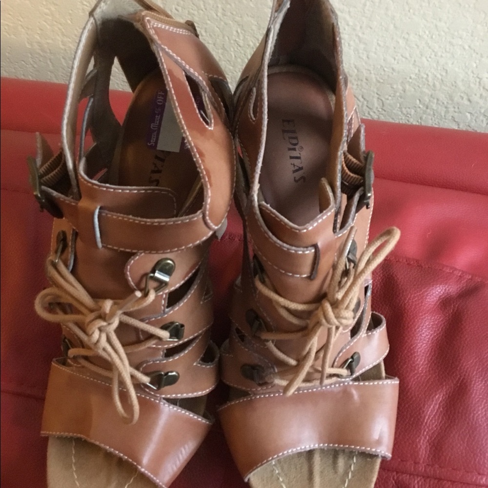 Brown heels